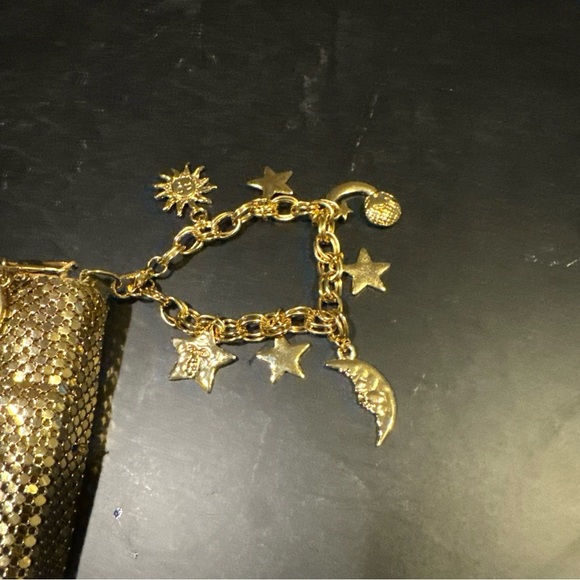 Shimmering Gold Mesh Wristlet - Picture 3 of 5